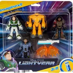 Deals ⭐ Disney / Pixar Lightyear Movie Imaginext Lightyear Vs. Zap Patrol Figure 4-Pack [Buzz (Space Ranger Alpha), Izzy, Mo & Zyclops] 💯