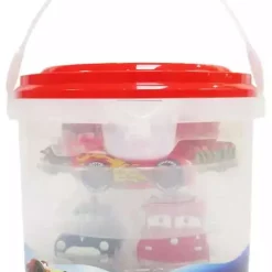 Best deal ⭐ Disney Cars Lightning McQueen, Sarge, Sheriff, Mater, and Red Exclusive 5-Figure Bath Set 💯 -Mezco Toyz Shop 887734336847 inset2