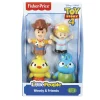 Wholesale ⌛ Fisher Price Toy Story 4 Little People Woody, Bo Pepp, Bunny & Ducky Exclusive Figure 4-Pack 👏