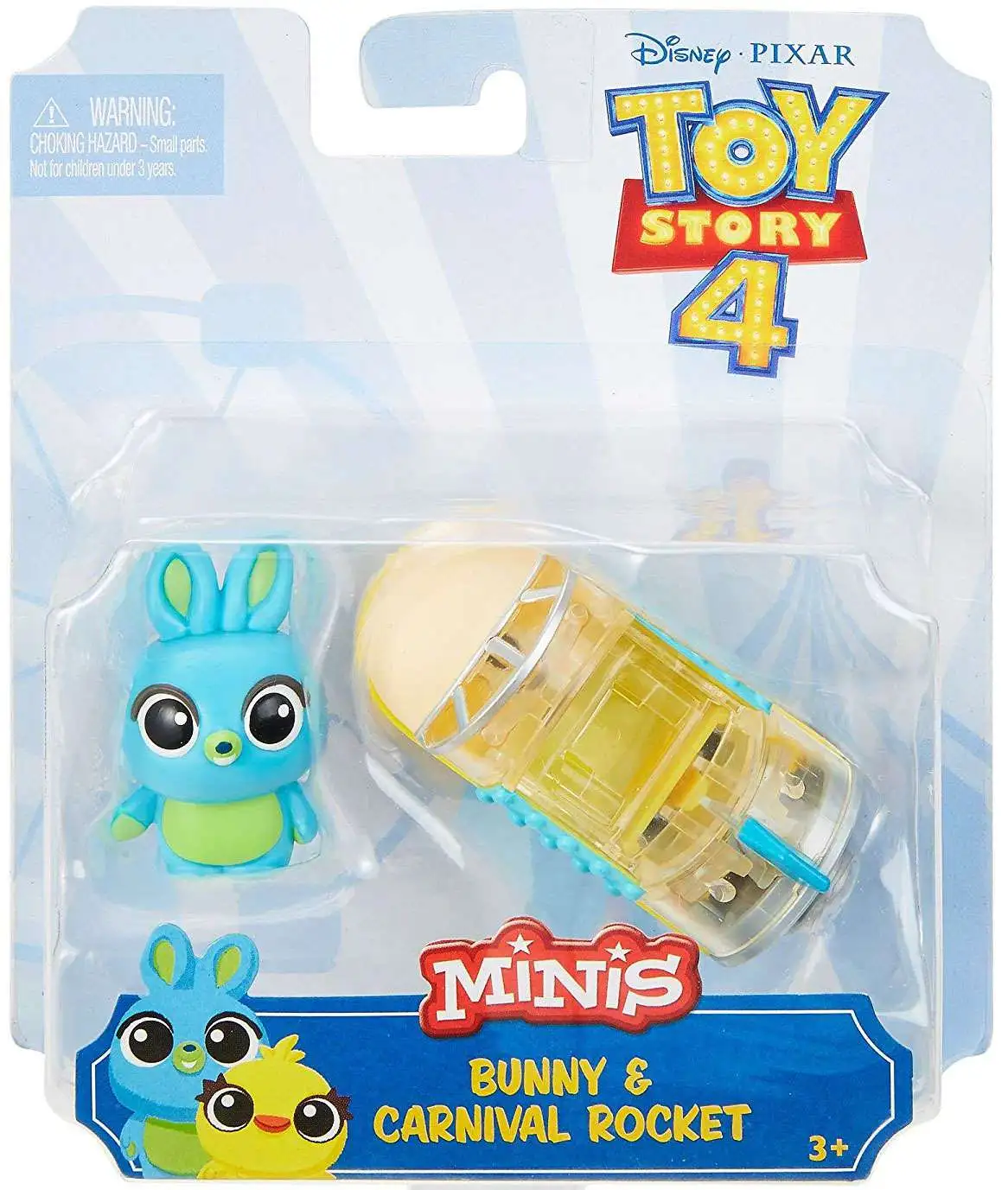 Hot Sale ❤️ Disney / Pixar Toy Story 4 MINIS Bunny & Carnival Rocket Mini Figure & Vehicle ❤️ 1 Hot Sale ❤️ Disney / Pixar Toy Story 4 MINIS Bunny & Carnival Rocket Mini Figure & Vehicle ❤️