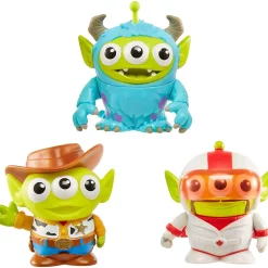 Hot Sale ❤️ Disney / Pixar Toy Story Alien Remix Duke Caboom, Sulley & Woody 3-Inch Mini Figure 3-Pack 😍 -Mezco Toyz Shop 887961968705 inset2
