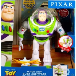 Best Pirce 💯 Toy Story 4 Action-Chop Buzz Lightyear Action Figure with Sound 🧨