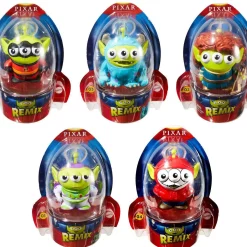 Promo 🧨 Disney / Pixar Toy Story Alien Remix Series 1 Mr. Incredible, Merida, Sulley, Buzz Lightyear & Miguel 3-Inch Set of 5 Figures 🥰