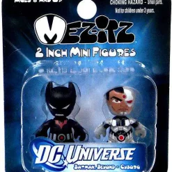 Promo π― Mini Mez-Itz Series 2 Batman Beyond & Cyborg 2-Inch Vinyl Figure 2-Pack π