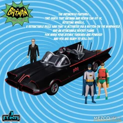 Buy ⭐ DC 5 Points 1966 Batman, Robin, Alfred, Catwoman, Joker, Penguin, Riddler, Batmobile & Batcave Deluxe Action Figure Boxed Set 🔔 -Mezco Toyz Shop batman5pointsdeluxeset inset3