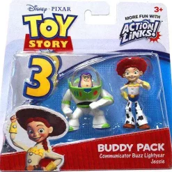 Coupon 🎁 Toy Story 3 Action Links Buddy Pack Communicator Buzz Lightyear & Jessie Mini Figure 2-Pack 💯