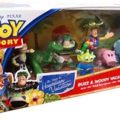 Coupon 🤩 Toy Story Hawaiian Vacation Buzz & Woody Vacation Gift Pack Exclusive Mini Figure Set 👍