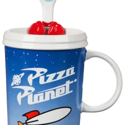 Wholesale 🥰 Disney Toy Story 4 Pizza Planet Exclusive Mug [with Forky Spoon] 😉