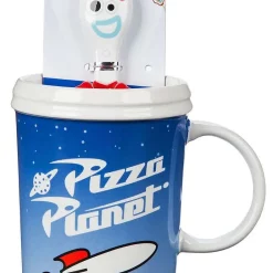 Wholesale 🥰 Disney Toy Story 4 Pizza Planet Exclusive Mug [with Forky Spoon] 😉 -Mezco Toyz Shop dispizzaplntmugforky inset2