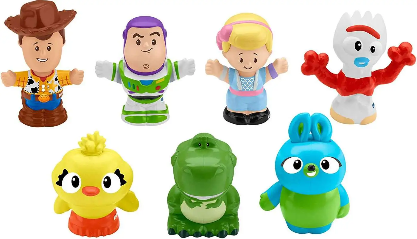 New ⌛ Fisher Price Toy Story 4 Little People Woody, Buzz, Bo Peep, Rex, Ducky, Bunny & Forky Figure 7-Pack ✨ 2 New ⌛ Fisher Price Toy Story 4 Little People Woody, Buzz, Bo Peep, Rex, Ducky, Bunny & Forky Figure 7-Pack ✨ - Image 2