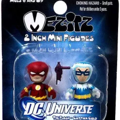 Discount β€οΈ DC Mini Mez-Itz Series 2 The Flash & Captain Cold 2-Inch Vinyl Figure 2-Pack β€οΈ