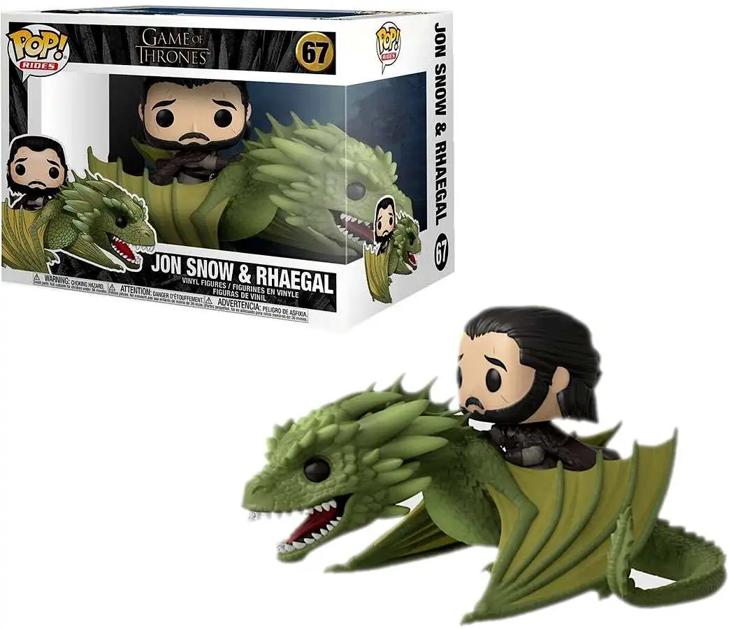 Promo ⭐ Funko Game of Thrones POP! Rides Jon Snow & Rhaegal Vinyl Figure #67 ✔️ 1 Promo ⭐ Funko Game of Thrones POP! Rides Jon Snow & Rhaegal Vinyl Figure #67 ✔️