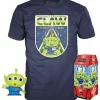 Promo 🔔 Funko Disney / Pixar Toy Story POP! Tees The Claw Exclusive Vinyl Figure & T-Shirt [Medium] 🌟