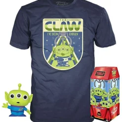 Promo 🔔 Funko Disney / Pixar Toy Story POP! Tees The Claw Exclusive Vinyl Figure & T-Shirt [Medium] 🌟