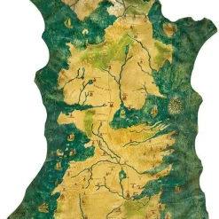 Top 10 😉 Game of Thrones Westeros Map 50-Inch Prop Replica 😀