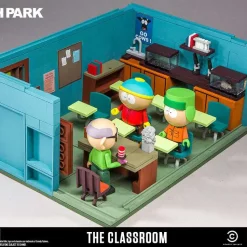 Best deal 🧨 McFarlane Toys South Park Mr. Garrison, Kyle & Cartman With Classroom Large Construction Set ❤️ -Mezco Toyz Shop garrisoncartkyleclassset inset2
