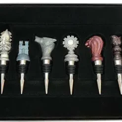 Outlet π Game of Thrones House Sigil 4-Inch Wine Stoppers 𧨠7 Outlet π Game of Thrones House Sigil 4-Inch Wine Stoppers 𧨠-Mezco Toyz Shop housesigilwinestoppers inset3