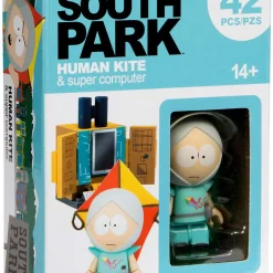 Brand new 🛒 McFarlane Toys South Park Human Kite Kyle With Supercomputer Micro Construction Set ✔️