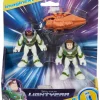 Promo 🌟 Disney / Pixar Lightyear Movie Imaginext Space Range Alpha Buzz Lightyear & Alisha Hawthorne Figure 2-Pack ✔️