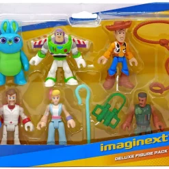 Brand new ⭐ Fisher Price Disney / Pixar Imaginext Toy Story 4 Bunny, Buzz, Combat Carl, Bo Peep, Duke Caboom, Woody, Forky & Ducky Deluxe Figure 8-Pack Set 😍