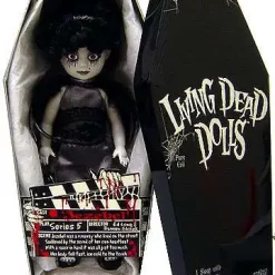 Brand new 💯 Living Dead Dolls Series 5 Jezebel 10-Inch Doll [Black & White, Damaged Package] ⌛