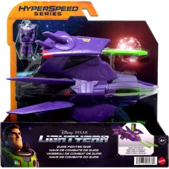 Cheapest 🌟 Disney / Pixar Lightyear Movie Hyperspeed Series Zurg Fighter Ship Vehicle ✔️
