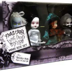 Best Pirce ⭐ Living Dead Dolls Friday the 13th Xmas Carol Exclusive Minis Doll 4-Pack Box Set ⌛