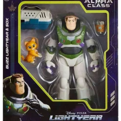 Best Pirce 🌟 Disney / Pixar Lightyear Movie Alpha Class Buzz Lightyear & Sox Action Figure 🧨