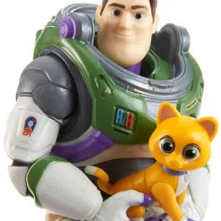 Best Pirce 🌟 Disney / Pixar Lightyear Movie Alpha Class Buzz Lightyear & Sox Action Figure 🧨 -Mezco Toyz Shop lyalphaclassbuzsox inset3