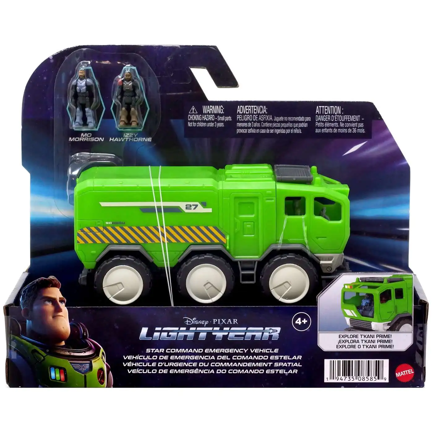 Promo β€οΈ Disney / Pixar Lightyear Movie Star Command Emergency Vehicle & Mini Figures π₯ 1 Promo β€οΈ Disney / Pixar Lightyear Movie Star Command Emergency Vehicle & Mini Figures π₯