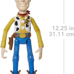 Budget 🛒 Toy Story 4 Woody Action Figure [12-Inch] 🥰 -Mezco Toyz Shop mattel12inchwoody inset3