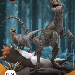 Discount 🛒 Jurassic World Dominion D-Stage Blue & Beta 6-Inch Statue DS-121 (Pre-Order ships January) 💯 -Mezco Toyz Shop may228826 inset2
