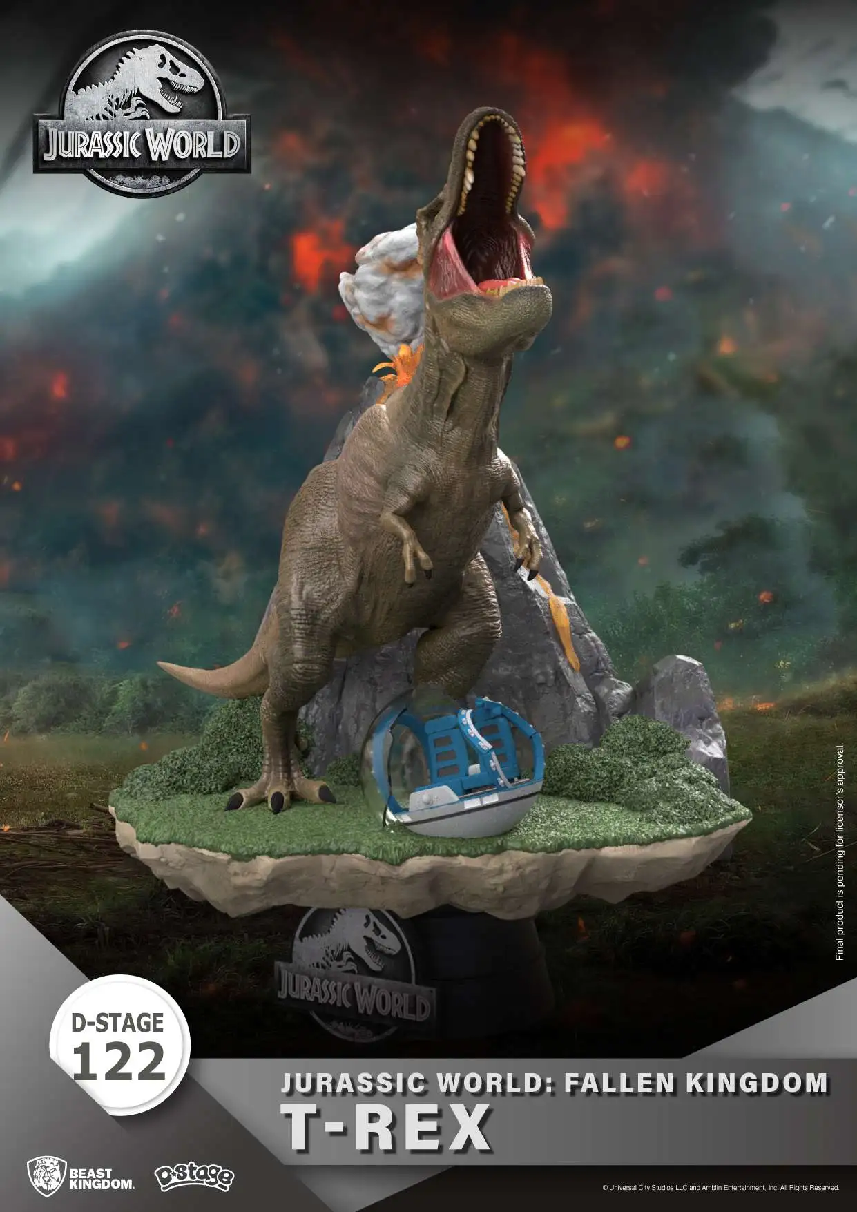 Flash Sale ✨ Jurassic World Dominion D-Stage T-Rex 6-Inch Statue DS-121 (Pre-Order ships January) ✨ 2 Flash Sale ✨ Jurassic World Dominion D-Stage T-Rex 6-Inch Statue DS-121 (Pre-Order ships January) ✨ - Image 2