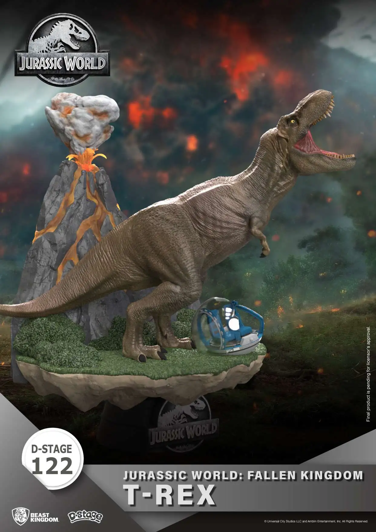 Flash Sale ✨ Jurassic World Dominion D-Stage T-Rex 6-Inch Statue DS-121 (Pre-Order ships January) ✨ 3 Flash Sale ✨ Jurassic World Dominion D-Stage T-Rex 6-Inch Statue DS-121 (Pre-Order ships January) ✨ - Image 3