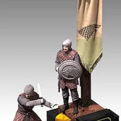 Discount ✔️ McFarlane Toys Game of Thrones House Stark Construction Set #19362 🧨 -Mezco Toyz Shop mcfarlanestarkbanner inset2