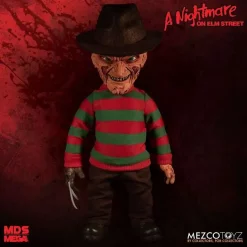 New ⌛ A Nightmare on Elm Street Freddy Krueger Mega Scale TALKING Action Figure 😉 -Mezco Toyz Shop mdsmegascalefreddy inset3