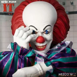 Promo ❤️ IT Movie (1990) MDS Designer Series Pennywise 18-Inch Roto Plush Doll [1990] ⌛ -Mezco Toyz Shop mdspennywise1990 inset2