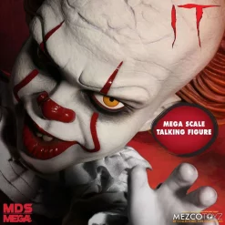 Flash Sale ✔️ IT Movie (2017) Pennywise Mega Scale TALKING Action Figure [2017 Version] ⌛ -Mezco Toyz Shop megascalepennywise inset2