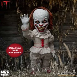Best reviews of 🎁 IT Movie (2017) Sinister Pennywise Mega Scale TALKING Action Figure (Pre-Order ships July) 👍 -Mezco Toyz Shop megascalepennywise2022 inset2