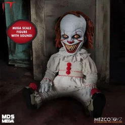 Best reviews of 🎁 IT Movie (2017) Sinister Pennywise Mega Scale TALKING Action Figure (Pre-Order ships July) 👍 -Mezco Toyz Shop megascalepennywise2022 inset3