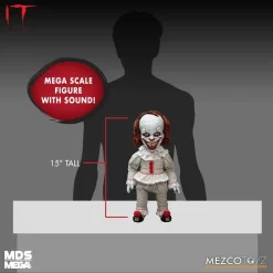 Best reviews of 🎁 IT Movie (2017) Sinister Pennywise Mega Scale TALKING Action Figure (Pre-Order ships July) 👍 -Mezco Toyz Shop megascalepennywise2022 inset4