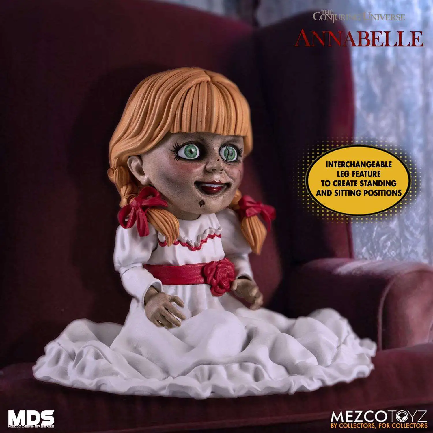 Hot Sale ⭐ The Conjuring Universe MDS Designer Series Annabelle Mega Scale Action Figure ⌛ 2 Hot Sale ⭐ The Conjuring Universe MDS Designer Series Annabelle Mega Scale Action Figure ⌛ - Image 2