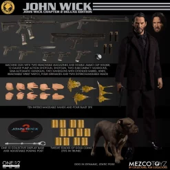 Discount ⌛ John Wick 2 John Wick Exclusive Deluxe Action Figure ✨ -Mezco Toyz Shop mezcojohnwick2 inset2