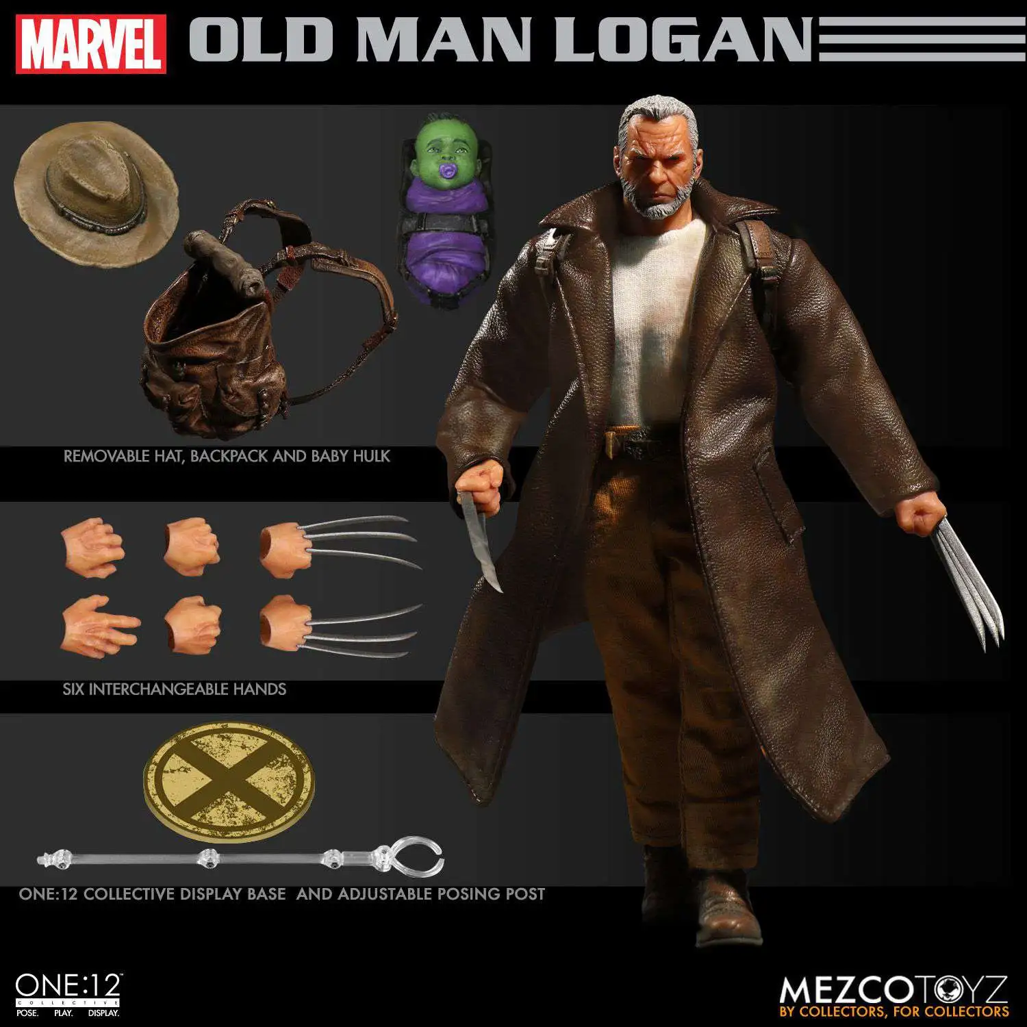 Brand new π Marvel One:12 Collective Old Man Logan Action Figure β¨ 5 Brand new π Marvel One:12 Collective Old Man Logan Action Figure β¨ - Image 5
