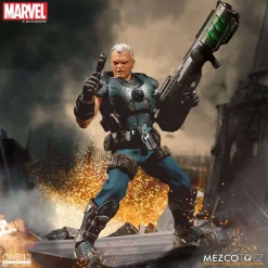 Outlet ✨ Marvel One:12 Collective Cable Action Figure [Light Up Feature!] 🤩 -Mezco Toyz Shop mezcoone12cable inset4