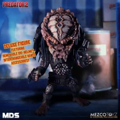 Wholesale 😀 Predator 2 MDS Designer Series Predator City Hunter Action Figure [Deluxe Edition] ❤️ -Mezco Toyz Shop mezcoone12predator2 inset3