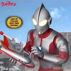 Best reviews of 🥰 Mezco One:12 Collective Ultraman Action Figure [Light Up Eyes & Chest Timer] (Pre-Order ships January) ❤️ -Mezco Toyz Shop mezcoone12ultraman inset4