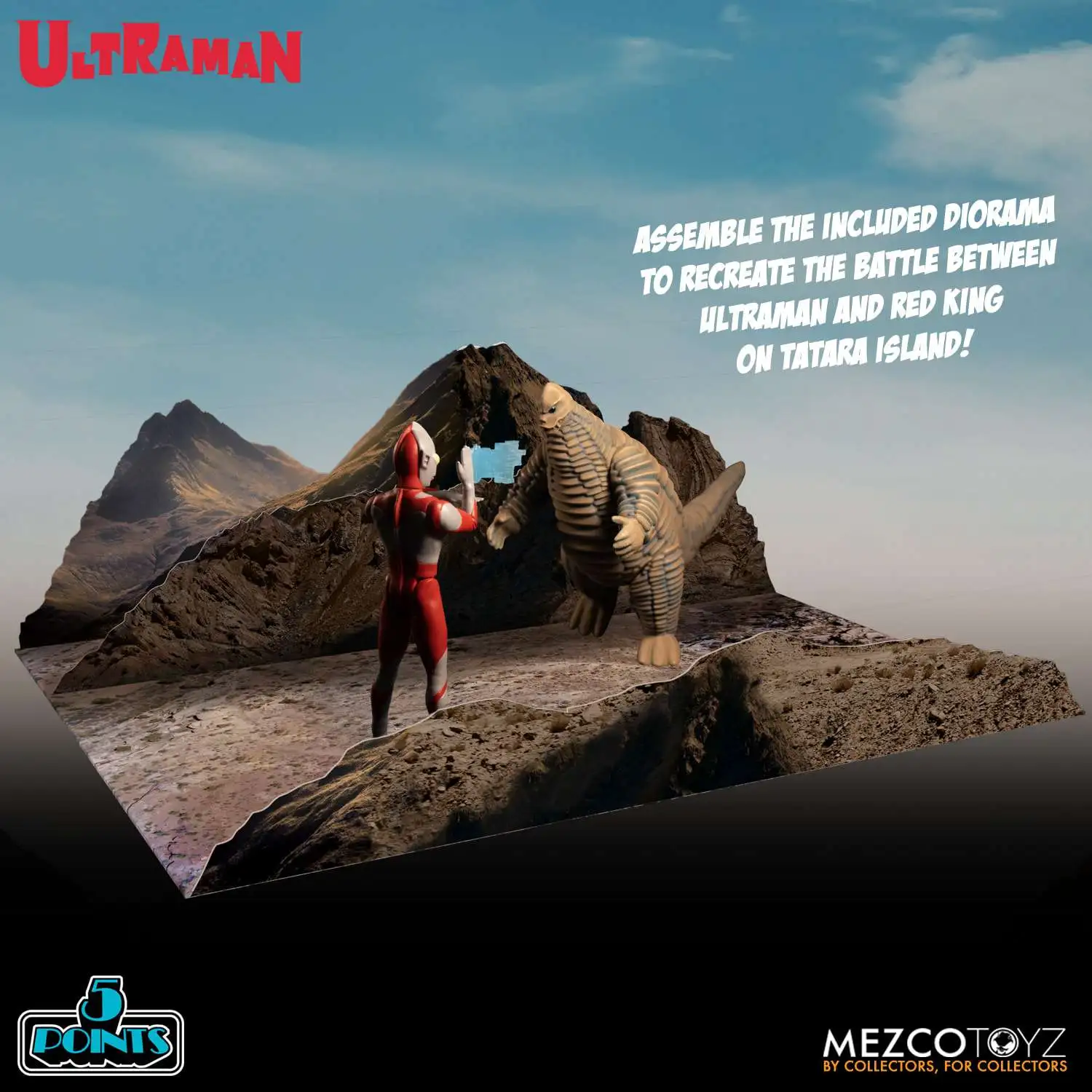 Wholesale π― Mezco 5 Points Ultraman & Red King Deluxe Action Figure Boxed Set β¨ 2 Wholesale π― Mezco 5 Points Ultraman & Red King Deluxe Action Figure Boxed Set β¨ - Image 2