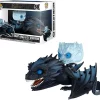 Cheapest 💯 Funko Game of Thrones POP! Rides Night King & Icy Viserion Vinyl Figure #58 [Damaged Package] ⭐