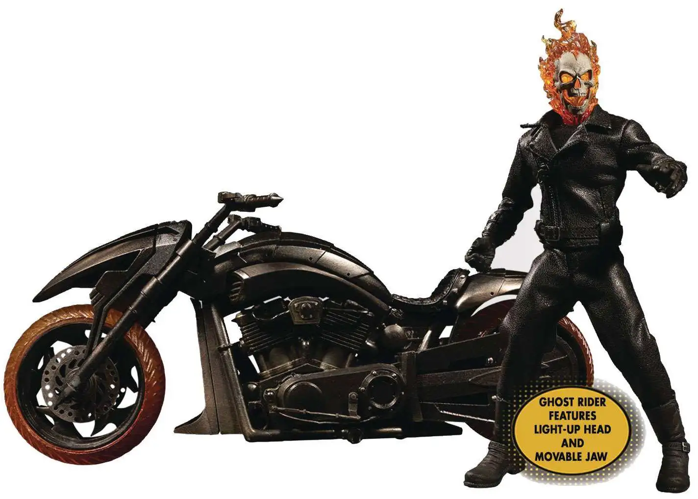 New ❤️ Marvel One:12 Collective Ghost Rider & Hell Cycle Action Figure (Pre-Order ships January) ⌛ 1 New ❤️ Marvel One:12 Collective Ghost Rider & Hell Cycle Action Figure (Pre-Order ships January) ⌛